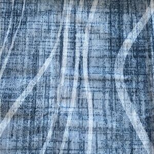 Abstract Blue and white Patterned Fabric